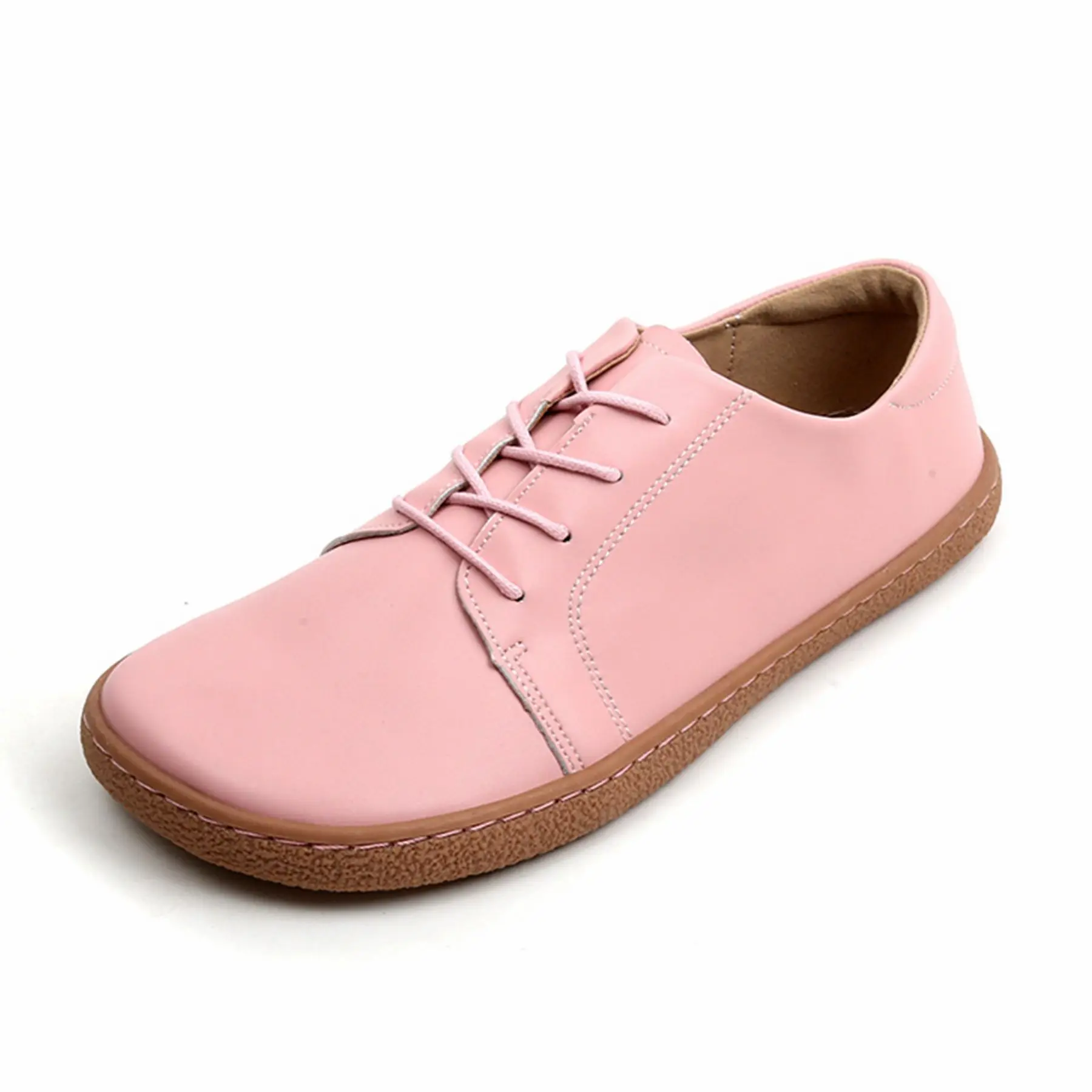 leather running shoes women's