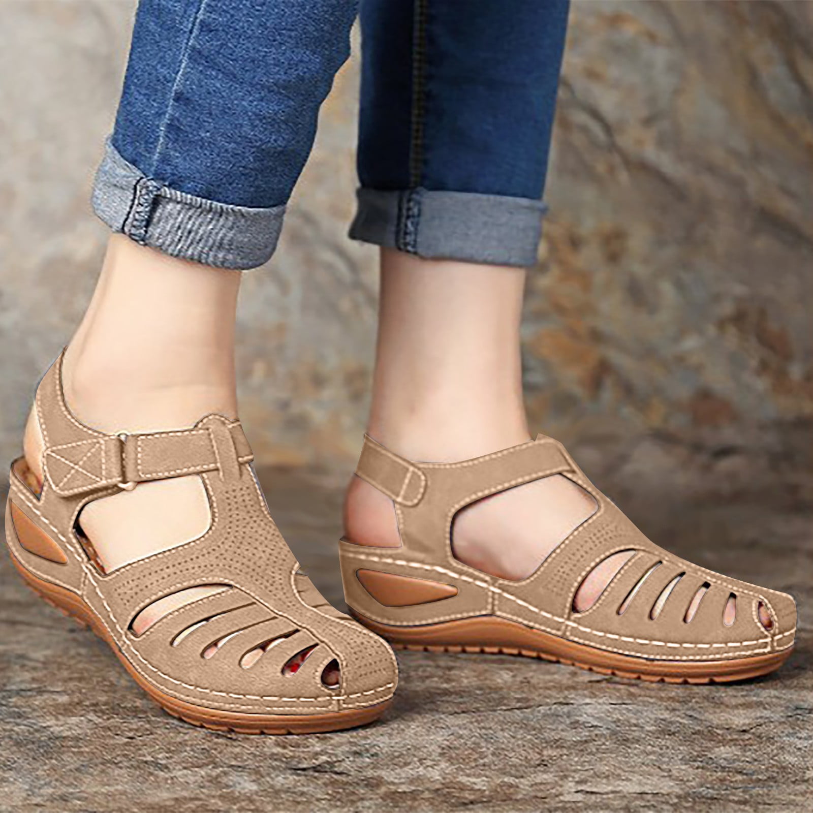 women's closed toe sandals