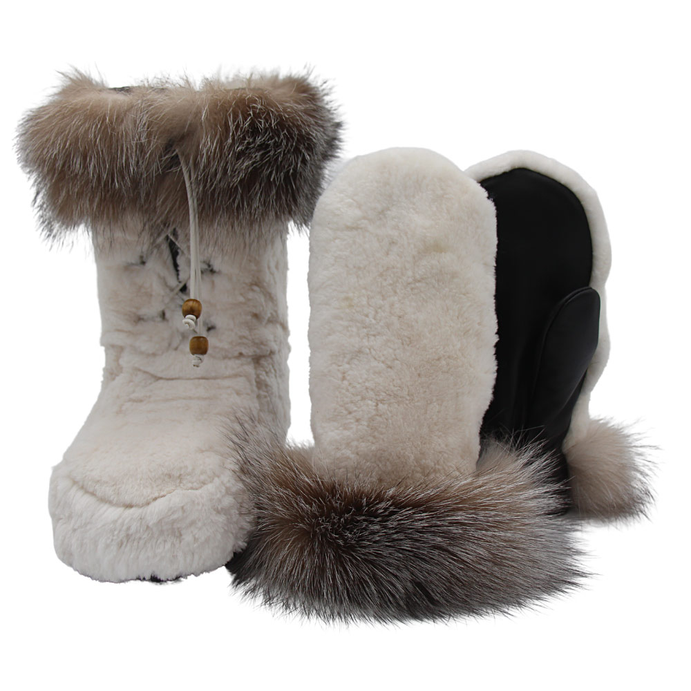 fur boots