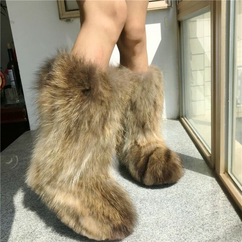 fur boots