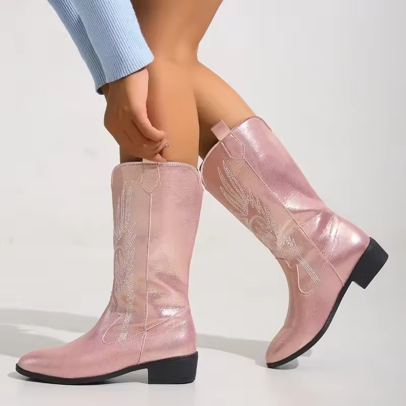 pink cowboy boots